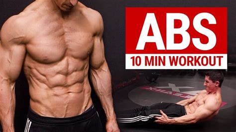 10 Min Ab Workout 6 Pack Abs No Equipment Athlean X