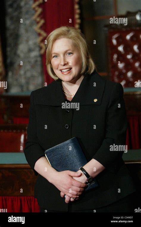Us Senator Kirsten Gillibrand Is Sworn Into Office At The Us Capitol Gillibrand Was