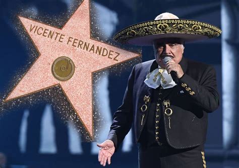 Vicente Fernández El Rey Del Hollywood Walk Of Fame En Los Angeles