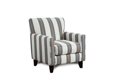 Blue Striped Accent Chair Best Office Chair