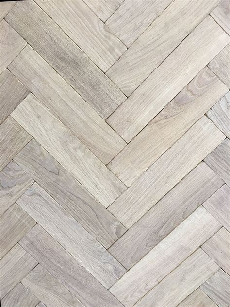 Traditional White Oak European Herringbone Panels And Parquet Flooring
