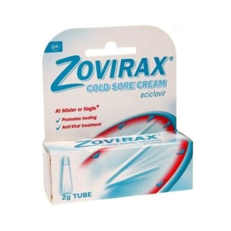Zovirax Cold Sore 5 Ww Cream 2g Healthwise