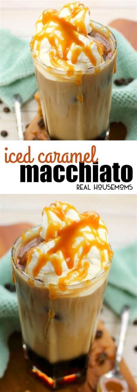 This Iced Caramel Macchiato Recipe Is The Perfect Iced Coffee Drink