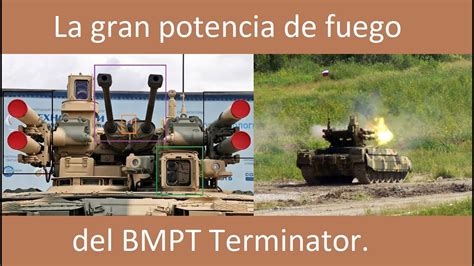 La Gran Potencia De Fuego Del Bmpt Terminator Youtube