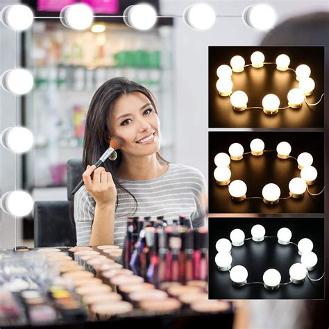 India's largest manufacturer of led mirrors. TSV 10 LED Vanity Mirror Lights Kit, Hollywood Style Dimmable LED Light Bulbs , Makeup Lights ...