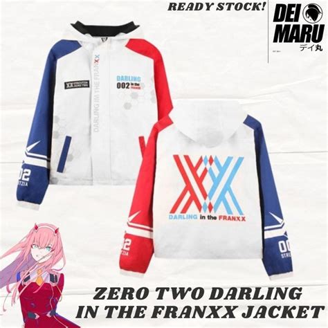 Jual Jacket Zero Two Anime Darling In The Franxx White Casual Style Di