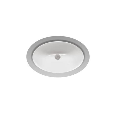 Toto® Rendezvous® Oval Undermount Bathroom Sink With Cefiontect Cotton White Lt579g01