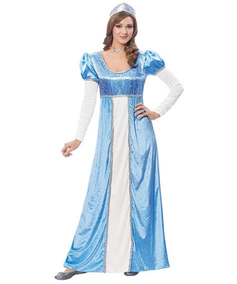 Princess In Blue Fairy Tale Costume Women Costume