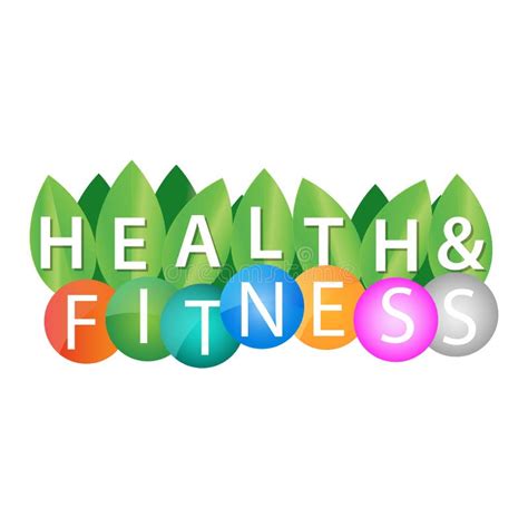 Health And Fitness Stock Illustration Illustration Of Positive 9760990