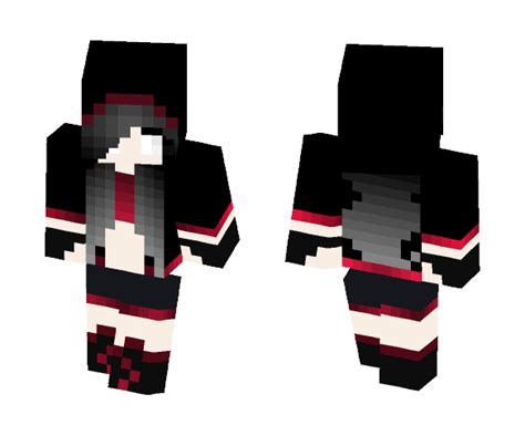 Download Girl In A Black Hoodie Minecraft Skin For Free