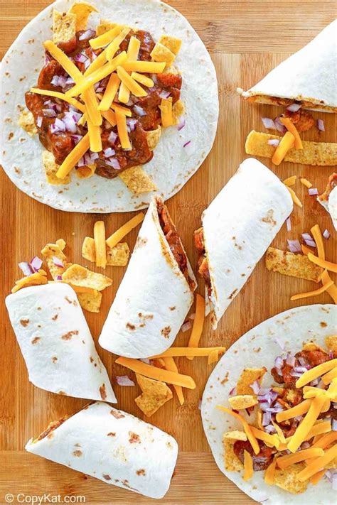 Sonic Frito Chili Cheese Wrap Copykat Recipes