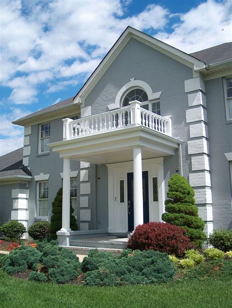 Portico Porch In Monrovia Md Traditional Porch Apartment Entrance