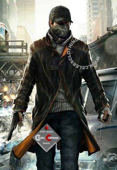 Celebsclothing Aiden Pearce Watch Dogs Trench Coat