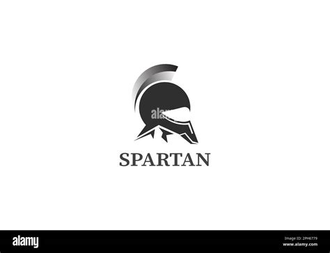 Spartan Logo Design Spartan Simple Creative Logo Vector Spartan Black