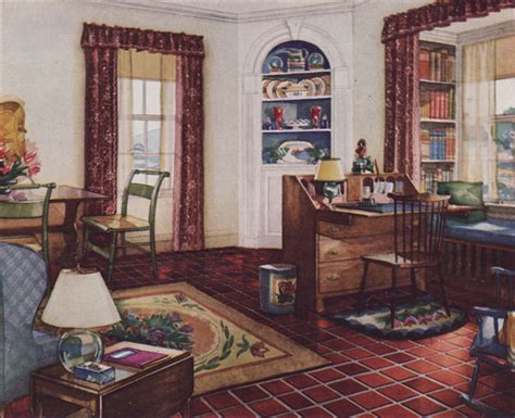 1930s Living Room Interior Design