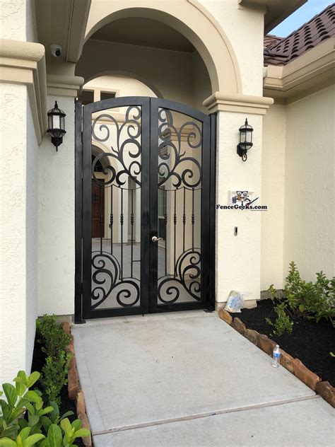 Wayfair.com has been visited by 1m+ users in the past month Front Door Entry Gate Enclosure | Fence Geeks | Wrought ...