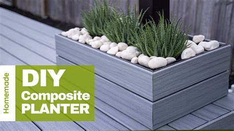 How To Make A Composite Planter 2 In One Planter Youtube