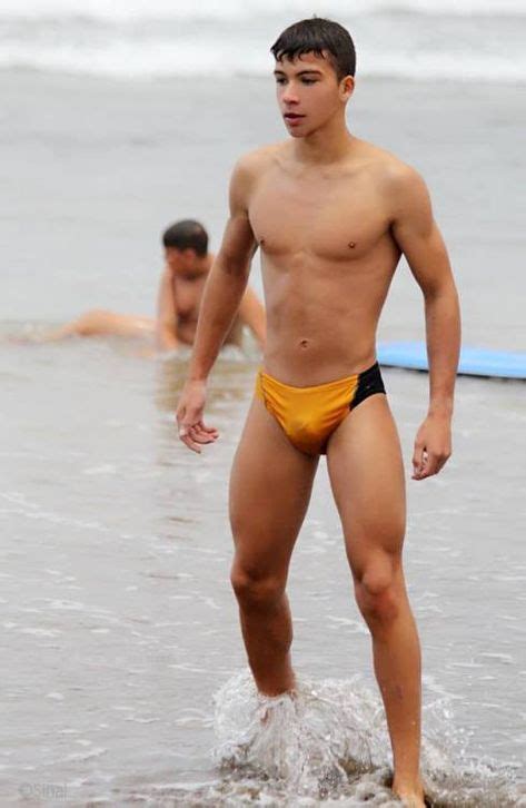 Male Youth Beach A Stunner Guys In Speedos Mens Swimsuits Speedo