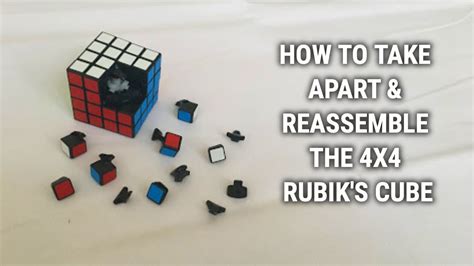 How To Take Apart And Reassemble Any 4x4 Rubiks Cube Easiest Way Youtube