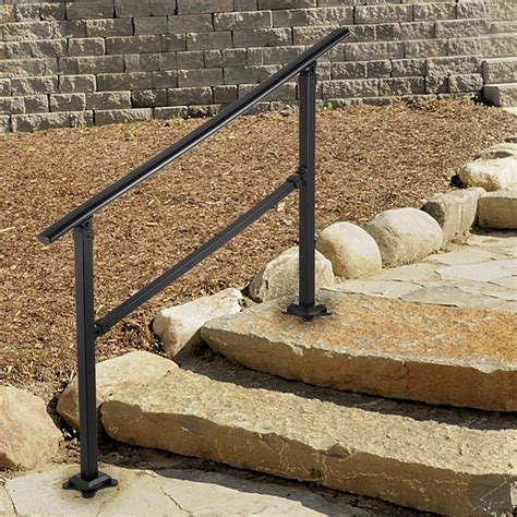 Buy Vevor Outdoor Stair Railing Fits For 1 4 Steps Transitional