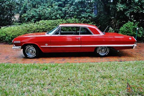 Real Deal Frame 63 Impala Ss Matching Numbers 409 Automatic Vintage A