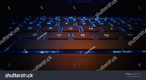 Hp Laptop Backlit Keyboard Stock Photo 1496127737 Shutterstock