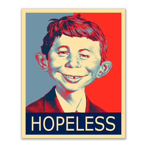 Buy Mad Magazine Alfred E Neuman Hope Set Of 1 8 Inches X 10 Inches