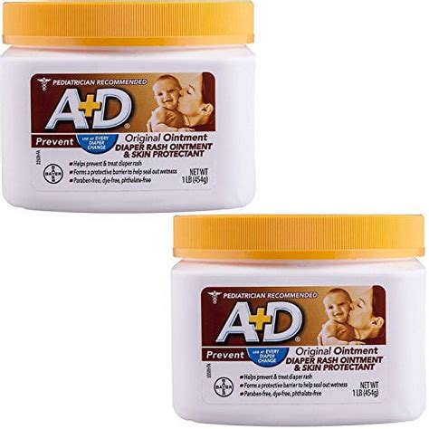 Ad Original Diaper Rash Ointment Skin Protectant With Lanolin And