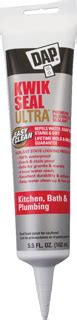 Dap Kwik Seal Ultra Premium Siliconized Sealant Oz Clear Vms