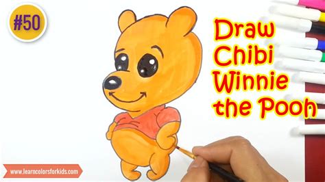 How To Draw Chibi Winnie The Pooh With Easy Step By Step Drawing