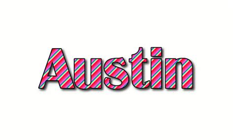 Austin Лого Бесплатный инструмент для дизайна имени от Flaming Text