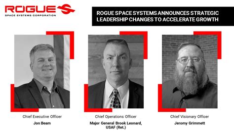 Rogue Space Systems Announces Strategic Leadership Changes To