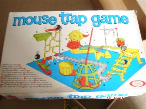Vintage Original Mouse Trap Board Game By Ideal 1963 Complete Etsy In