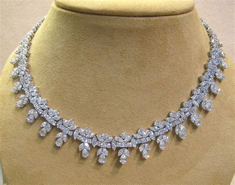 45ct Diamond Necklace Beautiful Bridal Jewelry Necklace Bride