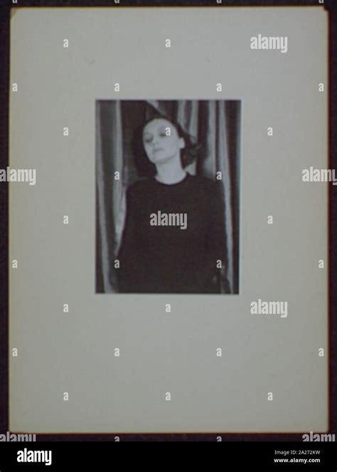 Portrait Of Katharine Cornell Stock Photo Alamy