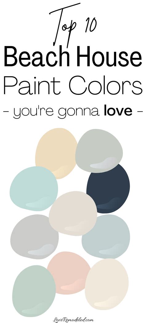 Beach House Paint Colors Cottage Paint Colors Coastal Paint Colors