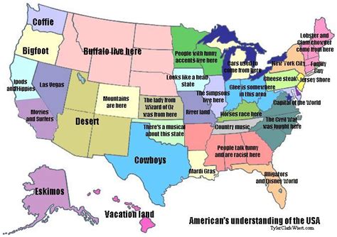 The Us According To Americans Smile Funny Maps Funny Jokes Funny