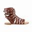 G By Guess Womens Holmes Gladiator Sandals In Cognac Brown  Lyst