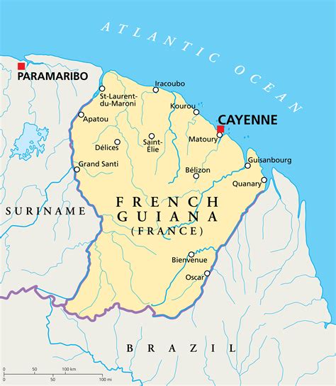 French Guiana Maps And Facts World Atlas