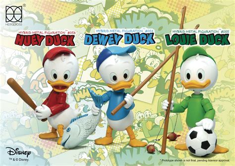 Nov168896 Disney Huey Dewey And Louie Duck Hmf 308 Af Set Previews World
