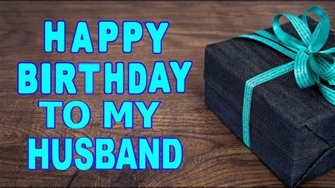 Thank you for always believing in me. Happy Birthday To My Husband - YouTube