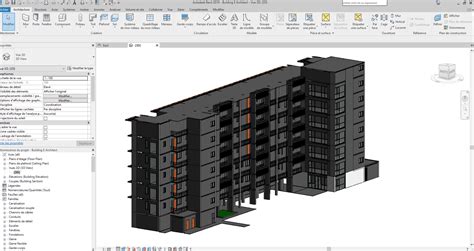 Multi Storey Building Revit 3d Model