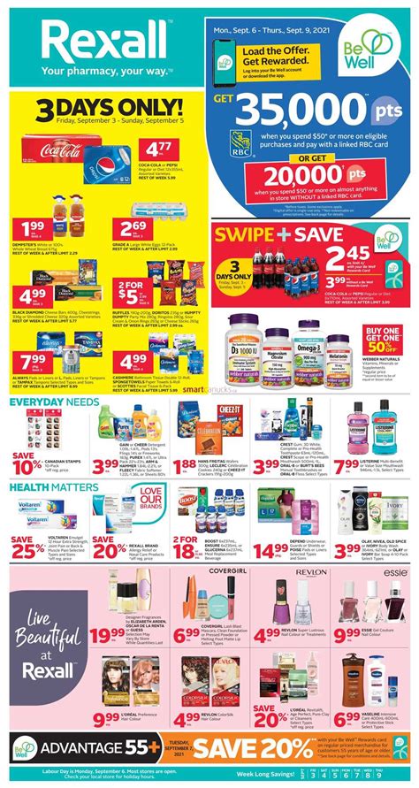 Rexall On Flyer September 3 To 9