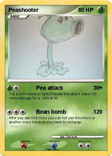 Pokémon Peashooter 391 391 Pea Attack My Pokemon Card