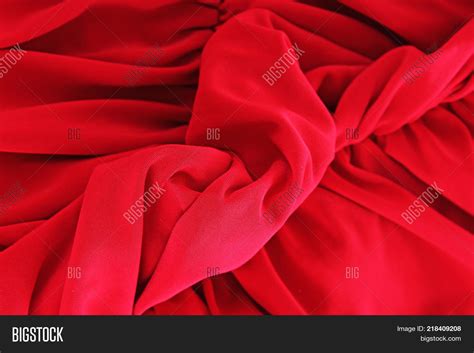 Red Silk Fabric Image And Photo Free Trial Bigstock