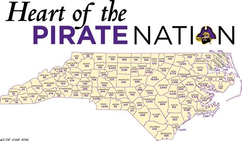 East Carolina University Alumni Map
