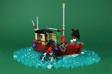 Moc Old Fishing Boat Lego Town Eurobricks Forums Lego Fishing