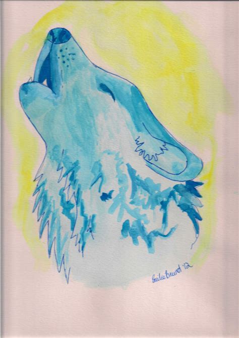 Howling Wolf Watercolour By Koolandkrazy On Deviantart