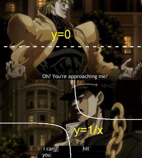 You Were Expecting Asymptote But It Was Me Dio Rmathmemes