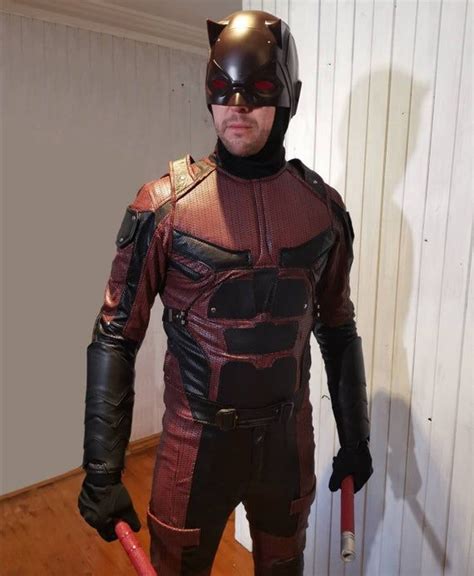 Daredevil Screen Printed Season 2 Costume Cosplay Netflix Etsy